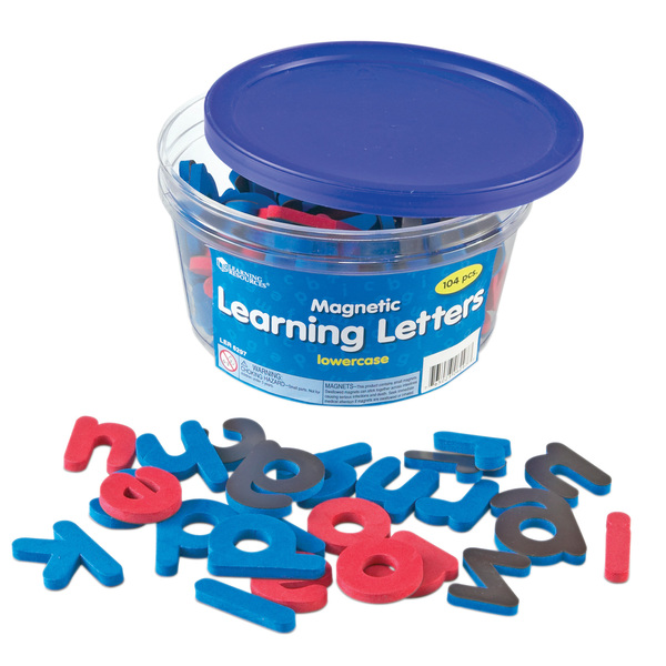 Learning Resources Magnetic Soft Foam Learning Letters, Lowercase 6297